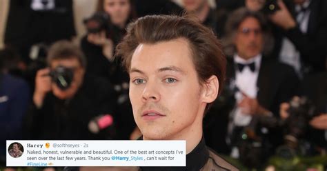 harry styles dick pic|Harry Styles Poses Nude for New Album Photos